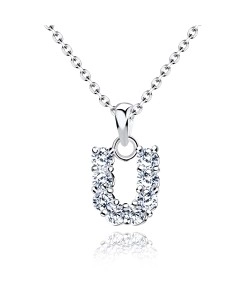 Necklace Silver U Shape SSLPE-U